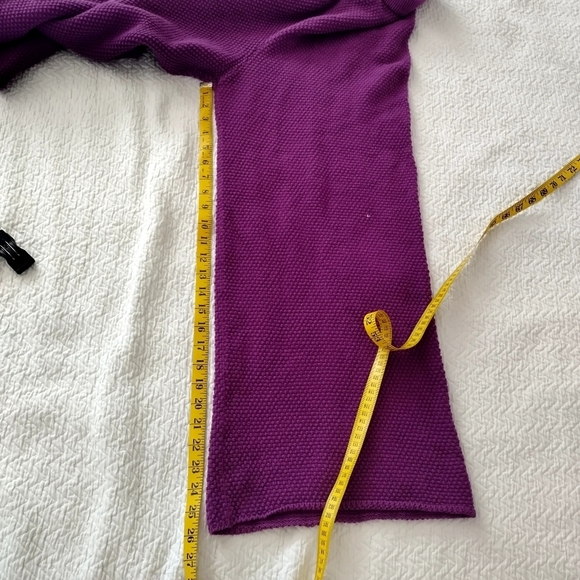 Free People Beach Hailee Knit Pull On Pants Purple Sz L - Picture 10 of 10